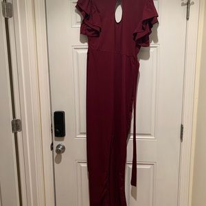 Burgundy Jumpsuit